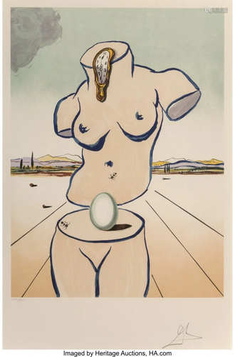 Salvador Dali (1904-1989) Birth of Venus, 1979 L