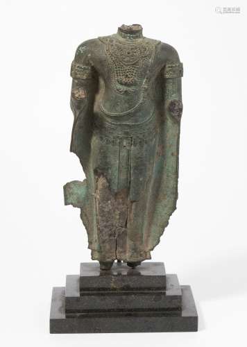 Fragment einer Buddhafigur