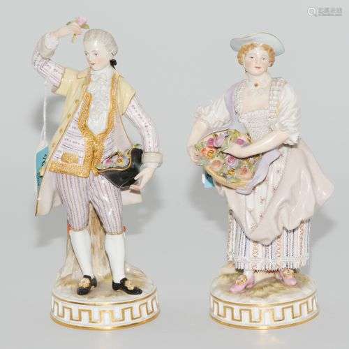 Meissen, 1 Paar Figuren