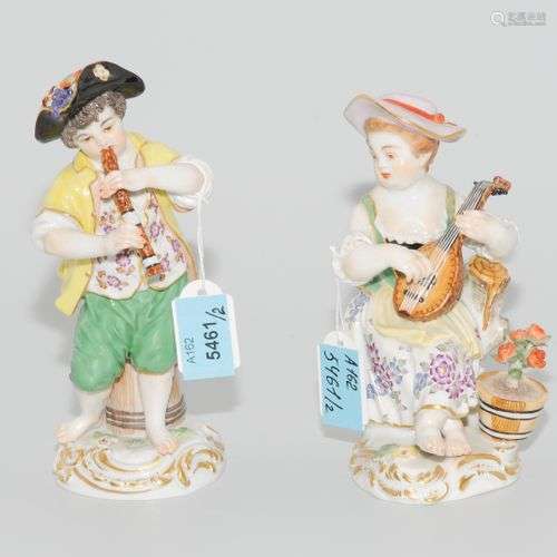 Meissen, 1 Paar Figuren