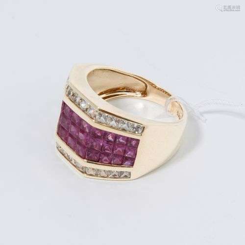 Pink-Saphir-Ring