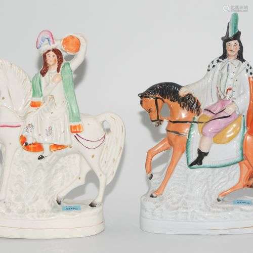 Staffordshire, 2 Figurengruppen