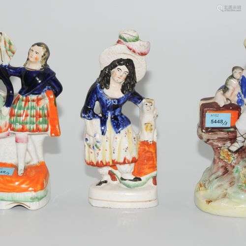 Staffordshire, 3 Figurengruppen