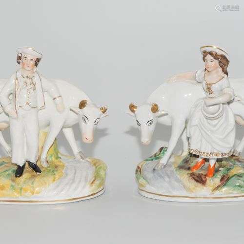 Staffordshire, 2 Figurengruppen