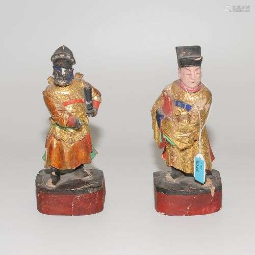 Lot: 2 daoistische Figuren