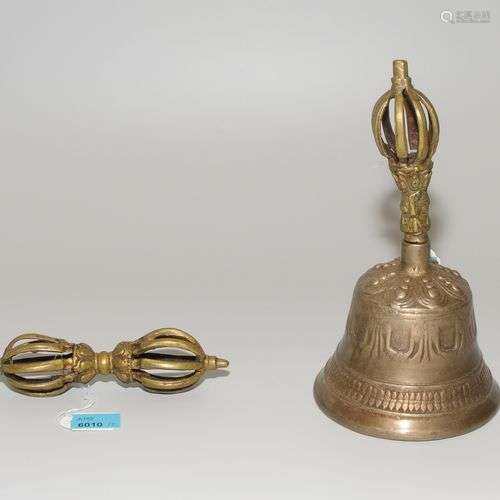 Lot: Vajra und Glocke