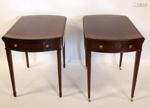 A Pair of Antique Mahogany Pembroke Tables