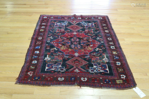 Antique & Finely Hand Woven Area Carpet .