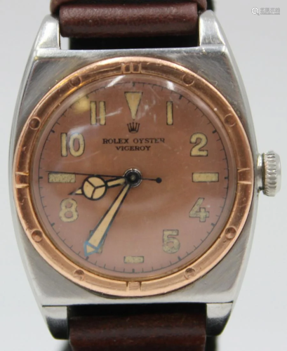 JEWELRY. Men's Rolex Viceroy Two-tone Ref# 3359.