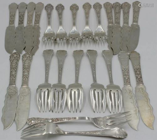 STERLING. Gorham Medici Sterling Flatware Fish