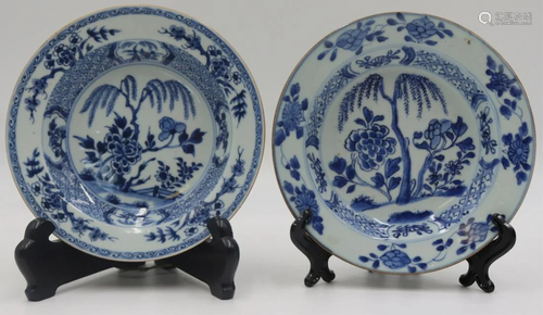 (2) Antique Chinese Blue and White Bowls.