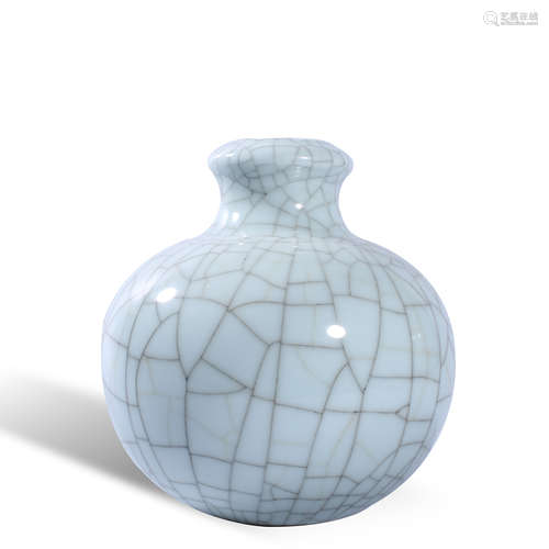 Imitation brother glaze jar in Qing Dynasty