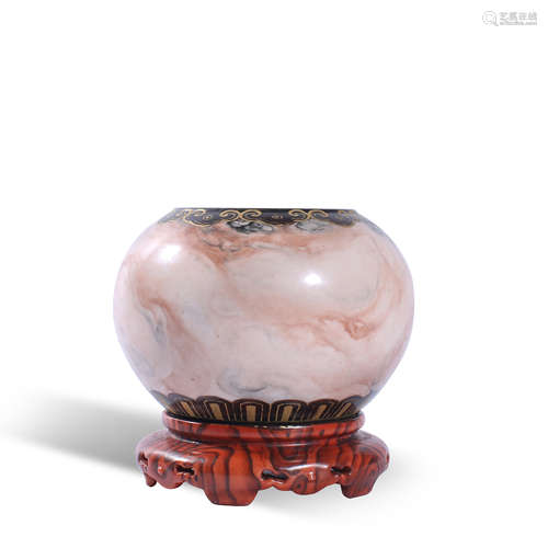 Qing Dynasty pastel water bowl