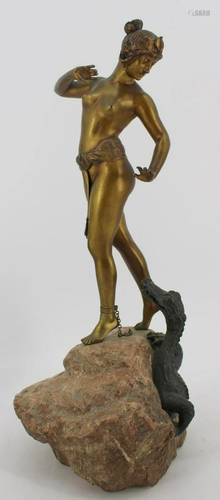 Johannes Boese (German 1856 - 1917) Bronze Of A