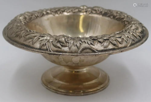 STERLING. S. Kirk & Son Repousse Sterling Bowl.
