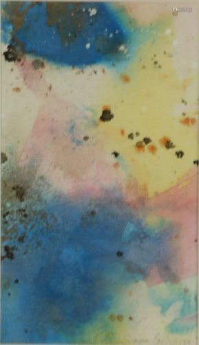 SAM GILLIAM (AFRICAN-AMERICAN, b. 1933).