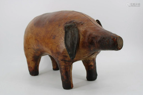 Vintage Leather Abercrombie Leather Pig