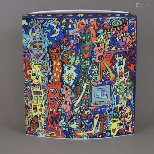 Grand vase - James Rizzi pour Rosenthal, 