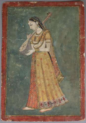 Peinture indienne - Inde, période moghole, XVIIIe siècle, pi...