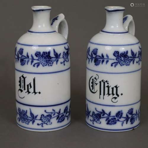 Paire de carafes - Wächtersbach, 19e siècle/circa 1900, faïe...