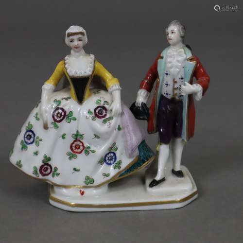 Groupe de figures miniatures - Augarten, Vienne, porcelaine,...