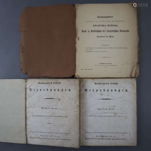 Ordonnances grand-ducales de Hesse - d'août 1806 à 1810, Dar...