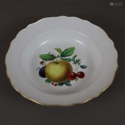 Assiette à fruits - Meissen, période des boutons (1850-1924)...