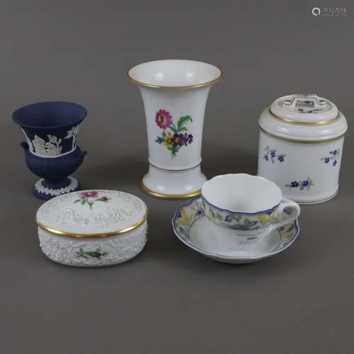 lot mixte de porcelaine - allemande/anglaise, 20ème siècle, ...