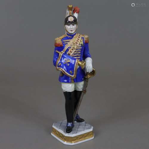 Figurine de soldat - Aelteste Volkstedter Porzellanfabrik, 2...