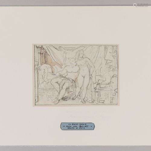 François GERARD (Rome 1770 Paris 1837) Hercule et Omphale Pl...