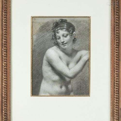 * Pierre Paul PRUD'HON (Cluny 1758 Paris 1823) Étude d'après...