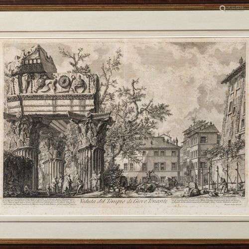 Giovanni Battista PIRANESI (1720-1778) Vedute del Tempio di ...