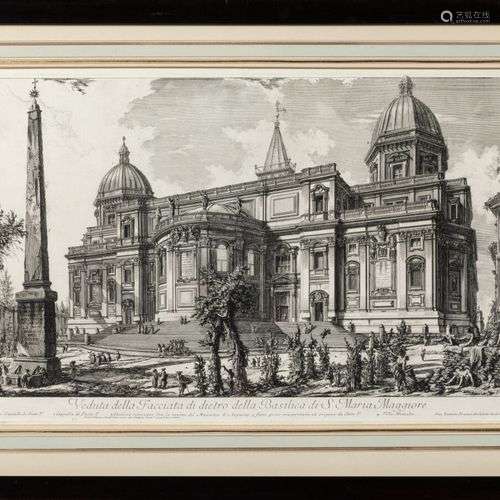 Giovanni Battista PIRANESI (1720-1778) Vedute della Facciata...