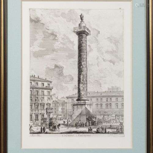 Giovanni Battista PIRANESI (1720-1778) Colonna Antonina (La ...