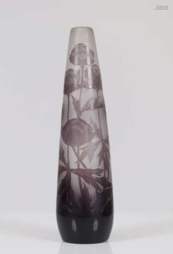 Vase d'Argental - Paul Nicolas (1875-1952) Vase de forme ovo...
