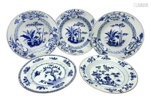 Three late 18th/early 19th century Chinese export dishes