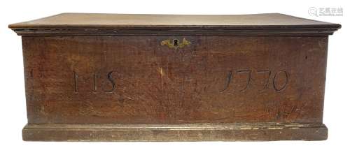 18th century oak chest