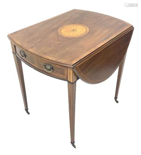 Sheraton period mahogany Pembroke table
