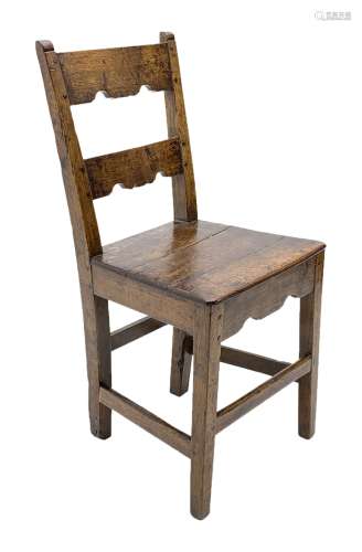 18th century oak chair