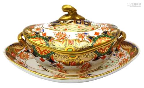 Early 19th century Spode sauce tureen