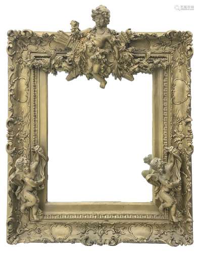 Victorian style gilt framed mirror
