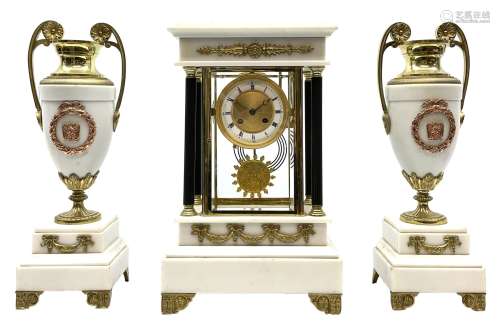 Late 19th century French Empire style clock