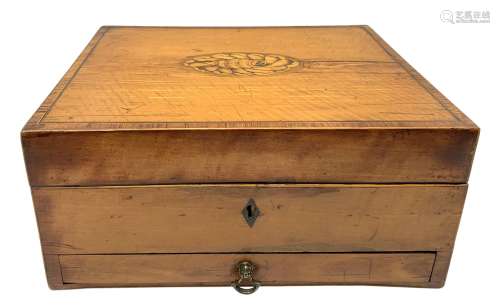 19th century satinwood box