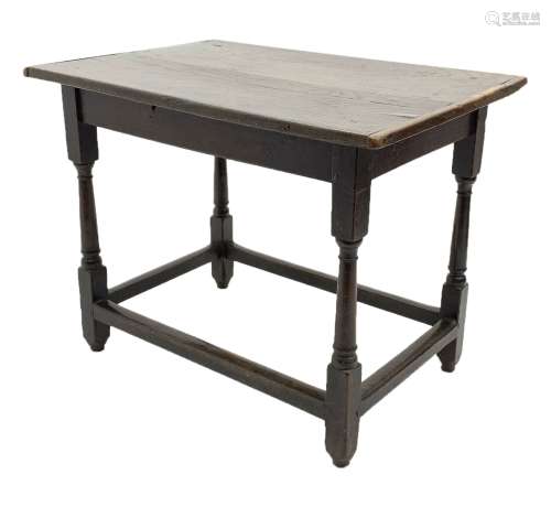 17th century oak joined table