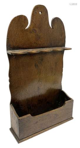 George III oak spoon rack