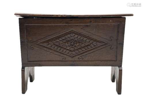 18th century and later boarded oak chest