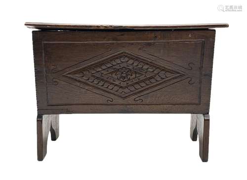 18th century and later boarded oak chest