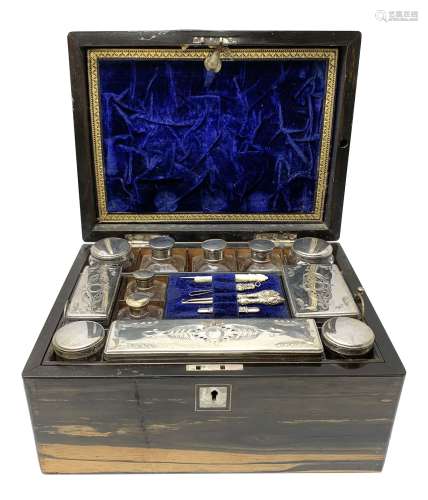 Victorian coromandel vanity box