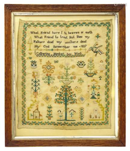 Early 19th century sampler