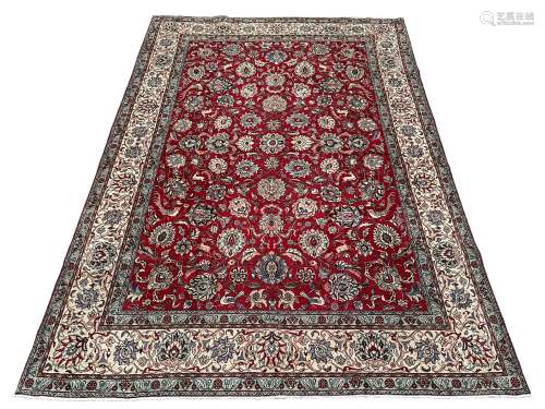 Large Persian Tabriz carpet